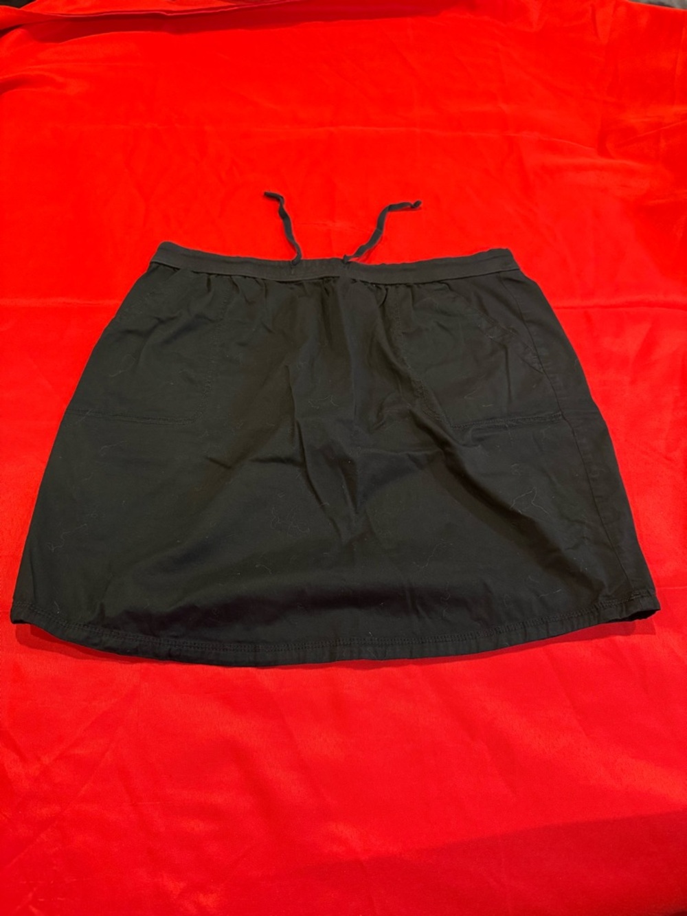 Sonoma Black Drawstring Waistband Skirt